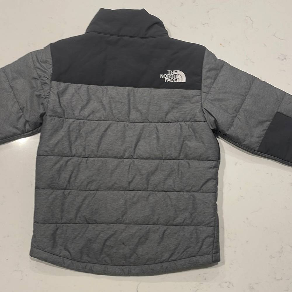 North face kids jacket Size 6 grey